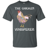 The Chicken Whisperer T-Shirt Funny Chicken Lover Tee_Black