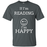 Happy Reading T Shirts. Best Gifts Nice For Young Readers._black