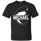 Michael Fishing Name Pocket T-shirt First Name Monogram_black=