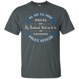 My Husband Is An Awesome Police Officer Tshirt, T Shirt, Tee_black=