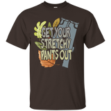 Get Your Stretchy Pants Out Funny Thanksgiving T Shirt_black