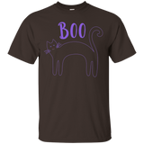 Cool Awesome Black Cat Halloween Shirt_black=