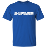 #linkingarms Linking Arms For Unity Equality Flag T-shirt_black