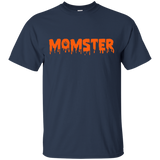 Womens Momster Halloween Funny Tshirt_Black