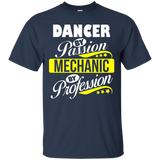 Dancer By Passion Mechanic By Profession T Shirt_black