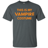 This Is My Vampire Costume T-shirt - Halloween Holiday_black=