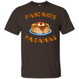 Pancakes And Pajamas Syrup Traditional Breakfast Tee_Black
