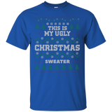 This Is My Ugly Christmas Sweater T-Shirt For X-Mas Parties_Black