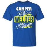 Camper By Passion Welder By Profession T Shirt_black