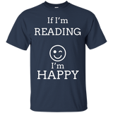 Happy Reading T Shirts. Best Gifts Nice For Young Readers._black