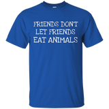 Don't Eat Animals- Green Vegan Healthy Eaters T-shirt_black