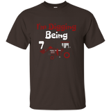 I'm Digging Being 7 Years Old Youth Birthday T-shirt
