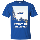 Ufo Shirt - I Want To Believe Alien Ufo Tee Shirt 2016_black=