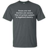 Roses Are Red Doritos Are Savory The U.S Prison T Shirt_Black