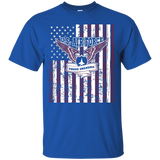 Distressed Us Air Force Proud Grandma Tee Shirt_black