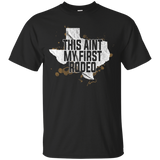 This Aint My First Rodeo T Shirt Texas Map_Black