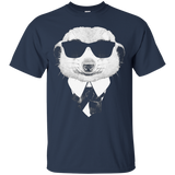 Cute Meerkat In Suit Meerkat Face - Meerkats Lover T Shirt_black