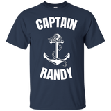 Captain Randy T-shirt Personalized Boat Captain Shirt_black=