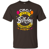 OMG! It's My Birthday Born On 23rd of September Gift T-Shirt_Black