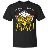 Oktoberfest T Shirt - Prost German Flag Heart Shirts_Black