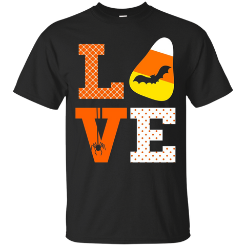 Love Halloween Candy Corn Shirt Bat Spider For Kids Teacher