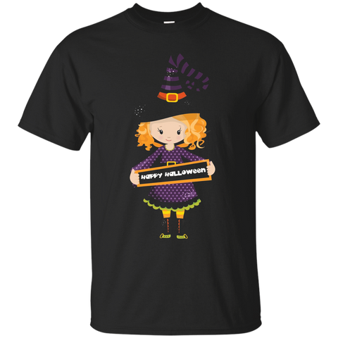 Little Halloween Witch T-shirt_black=