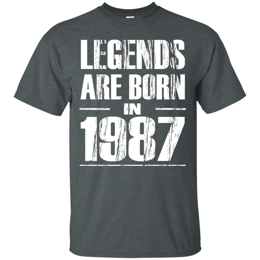 Legends Are Born In 1987 Shirt Funny 30th Birthday Gift Tee