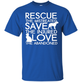 RESCUE SAVE LOVE - Dog Rescue Shirt_Black