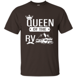 This Is How We Roll RV T-shirt Queen of Camper RV Trailer_Black