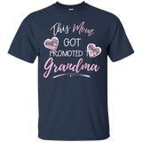 This Mom Got Promoted To Grandma Gift T-Shirt_Black