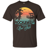 rockaway New York beach shirt_Black