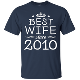 7th Wedding Anniversary Gift Ideas For Her-wife Since 2010_black=