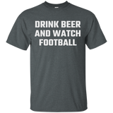 Drink Beer And Watch Football_black