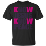 Know (no) Jesus Know (no) Peace Christian Gift T-shirt