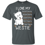 Westie T-shirt, I love my Westie_Black