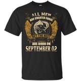 The Best Are Born On September 2nd T-Shirt Virgo Zodiac_Black