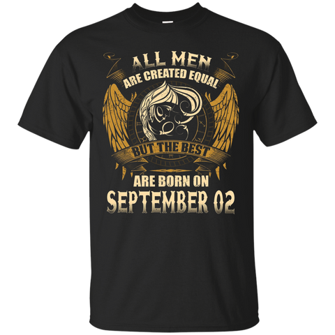 The Best Are Born On September 2nd T-Shirt Virgo Zodiac_Black