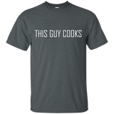 This Guy Cooks T Shirt - Funny T-Shirt for Cooks, Bakers_Black