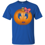 Cute Halloween Pumpkin Gal T-shirt_black