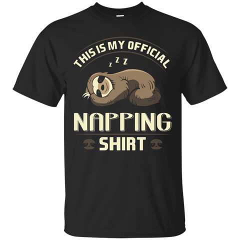 Lazy Baby Sloth Official Napping T-shirt