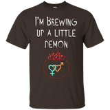 I'm Brewing Up A Little Demon Pregnancy Baby Due Mom T-shirt