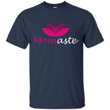 Womens Momaste Shirt for Yoga Moms Namaste_Black