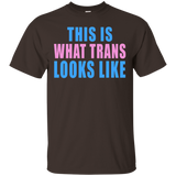 This Is What Trans Looks Like Transgender LGBT Pride T-Shirt_Black