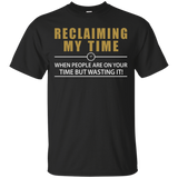 Reclaiming My Time T-Shirt Funny Political_Black