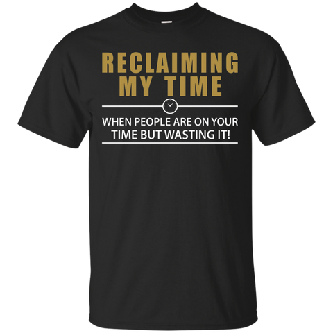 Reclaiming My Time T-Shirt Funny Political_Black