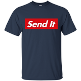 Send It Box Logo T-shirt (Larry Enticer shirt)_Black