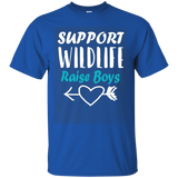 Support Wildlife Raise Boys T Shirt_Olive