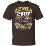 October 2007 - 10th Birthday T-shirt_black=