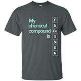 Percussion Band Geek T-Shirt My chemical compound is tee_Navy