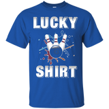 Lucky Bowling Fun Gift T-shirt Darks
